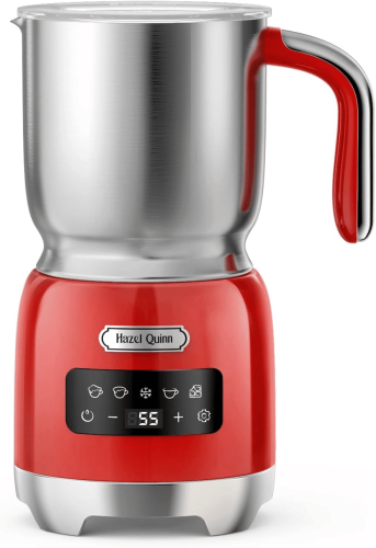 5in1 Ruby electric milk foam 5 settings Cold foam hot foam hot air foam Hot milk or hot chocolate LED touch control 400ML/13.5oz cold and hot latte 5in1 Ruby electric milk foam 5 settings Cold foam hot foam hot air foam Hot milk or hot chocolate LED touch control 400ML/13.5oz cold and hot latte